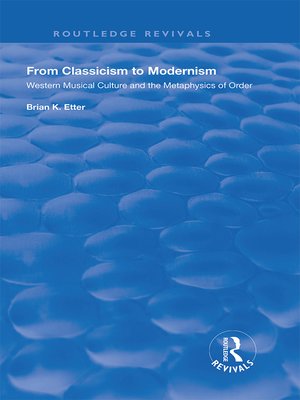 cover image of From Classicism to Modernism